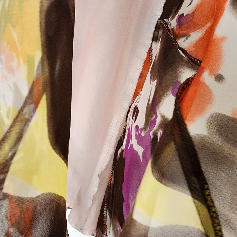 Cato‎ floral chiffon maxi skirt  plus size 18/20